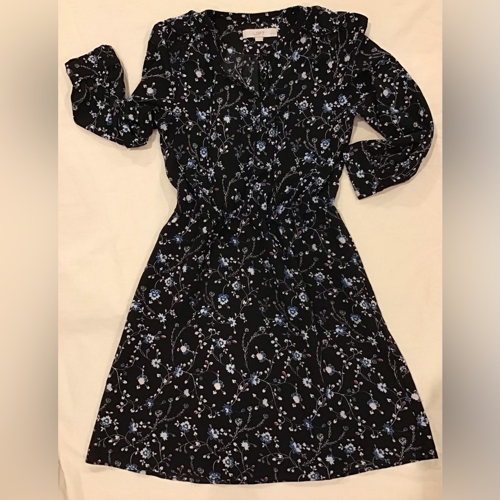 Floral Loft dress, small petite